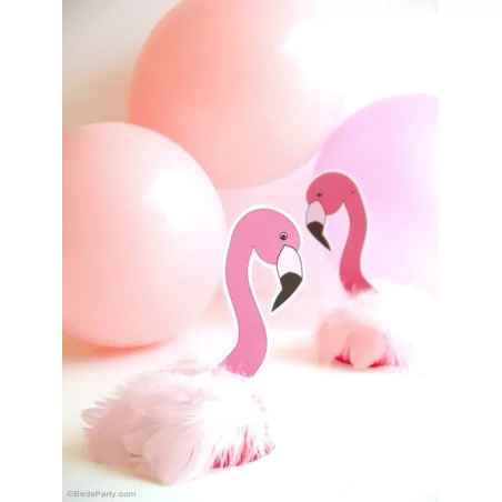 IDEES CREATIVES : Tuto : Réaliser une déco flamant rose, par Birds Party
