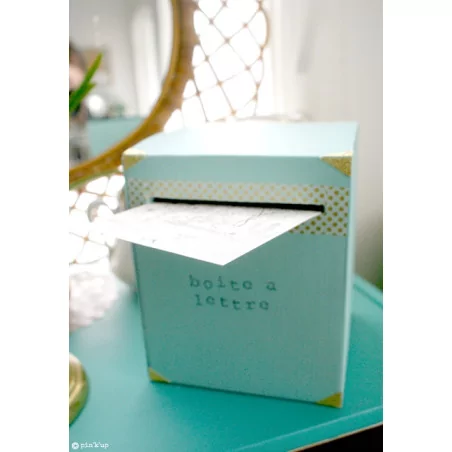 IDEES CREATIVES : Tuto : Réaliser une boîte à lettres, par Pin'k'up