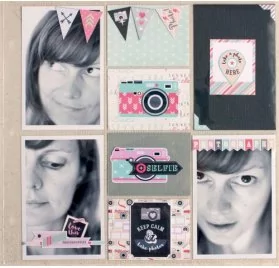 IDEES CREATIVES : Tuto : Réaliser une page sur le thème de la photo (2), par Toga