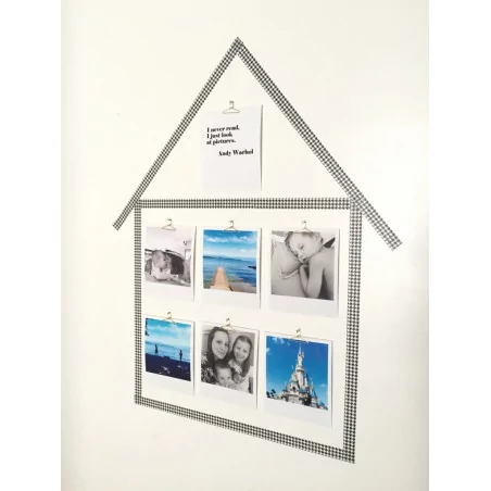IDEES CREATIVES : Tuto : Réaliser un porte photo au masking tape, par Nathalie