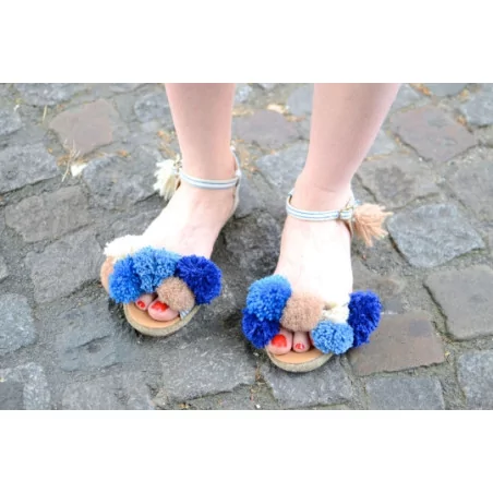 IDEES CREATIVES : Tuto : Réaliser des chaussures pomponnées, par Coline