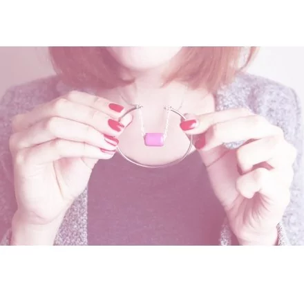 IDEES CREATIVES : Tuto : Réaliser un joli collier cercle, par Gwladys