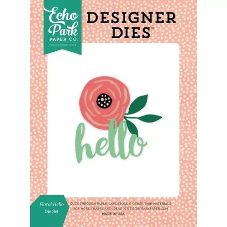 OUTILLAGE & MACHINES : Dies / Matrices de découpe 'Echo Park Paper - Just Be You' Qté 2