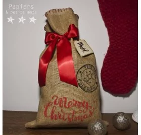 IDEES CREATIVES : Tuto : Customiser soi-même un sac style "hotte du père noël", par Laure