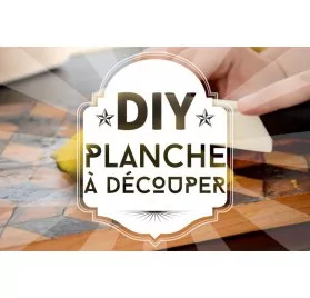 IDEES CREATIVES : Tuto vidéo - une planche à découper décorée avec un motif géométrique pyrogravé., par Studio Cyanotype