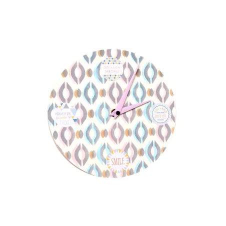 IDEES CREATIVES : Tuto - L'horloge ronde et son pochoir décalé