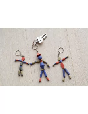 IDEES CREATIVES : Tuto - Porte-clé à bonhomme au chapeau 'Les portes-clés Lucy' Fêtes des pères