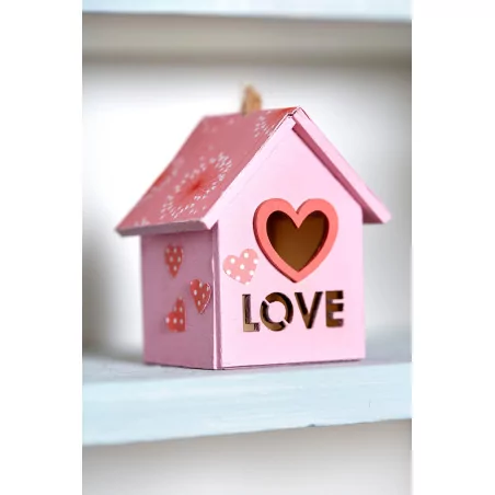 IDEES CREATIVES : Tuto - Le mini nichoir "Love"