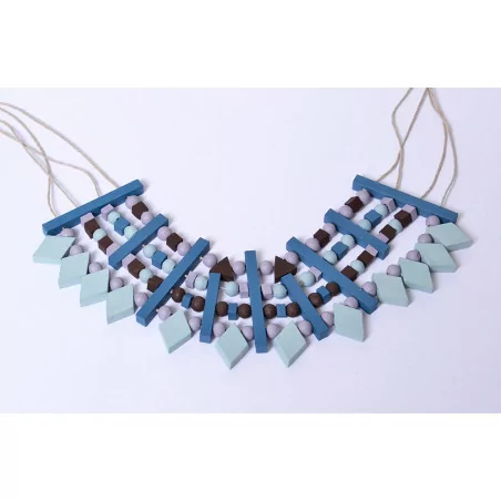 IDEES CREATIVES : Tuto - Réception chic - La parure aux losanges