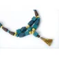 Tuto - Réception chic - le collier bleu et jaune Tuto - Réception chic - le collier bleu et jaune