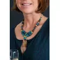 Tuto - Réception chic - le collier bleu et jaune Tuto - Réception chic - le collier bleu et jaune