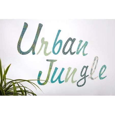 IDEES CREATIVES : Tuto - Urban Jungle - Le texte mural