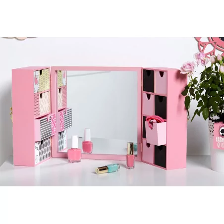 IDEES CREATIVES : Tuto - Fashionista - L'armoire à maquillage