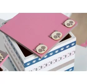 Tuto - La chambre de bébé - Les boîtes de rangement