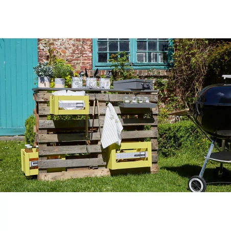 Tuto - Barbecue Party - Le meuble de rangement - Les cageots