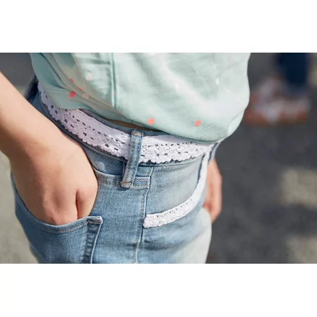 IDEES CREATIVES : Tuto - Customisation d'un vêtement pour enfants - Le short à dentelle