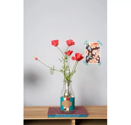 IDEES CREATIVES : Tuto - Bureau Vintage - Garniture de vase IDEES CREATIVES : Tuto - Bureau Vintage - Garniture de vase
