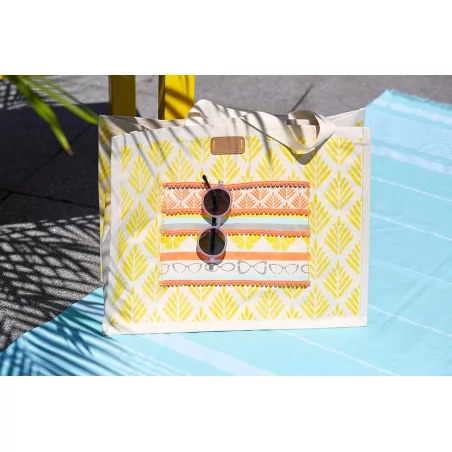 Tuto - Customisation de sacs de vacances - Le sac en toile - Le sac avec la pochette