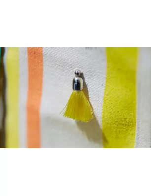 IDEES CREATIVES : Tuto - Customisation de sacs de vacances - Le sac en toile - Le sac en toile - Le sac avec l'étiquette en bois