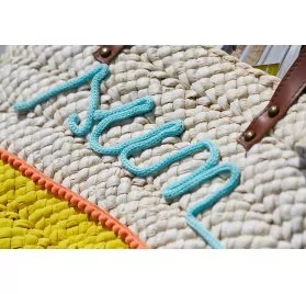 Tuto - Customisation de sacs de vacances - Le sac en osier - Le sac " sun "