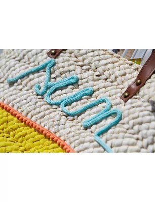 IDEES CREATIVES : Tuto - Customisation de sacs de vacances - Le sac en osier - Le sac " sun "