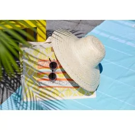 Tuto - Customisation de sacs de vacances - Le chapeau de paille