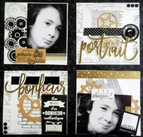 IDEES CREATIVES : Tuto : Créer une page pour votre intérieur avec la collection Fonds Grunge 2 de MISS CREA, par Isabelle Uhissy