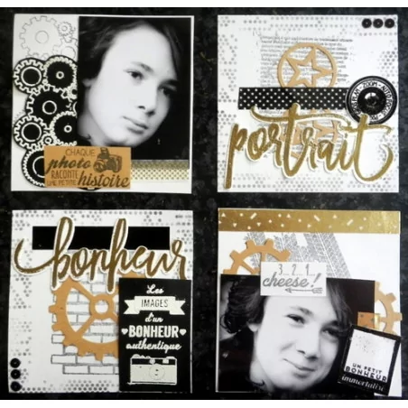 IDEES CREATIVES : Tuto : Créer une page pour votre intérieur avec la collection Fonds Grunge 2 de MISS CREA, par Isabelle Uhissy