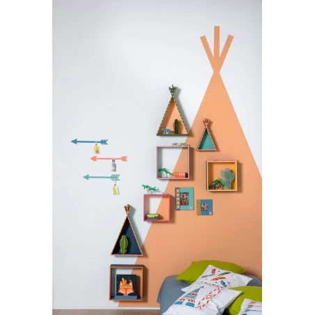Tuto - Une chambre d'enfant - Les flèches murales décoratives