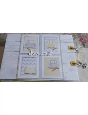 IDEES CREATIVES : Tuto : Personnaliser un livre d'or pour un Baptême, par Sheepette