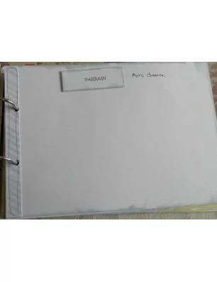 IDEES CREATIVES : Tuto : Personnaliser un livre d'or pour un Baptême, par Sheepette