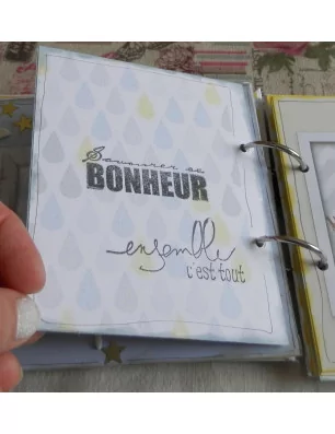 IDEES CREATIVES : Tuto : Personnaliser un livre d'or pour un Baptême, par Sheepette