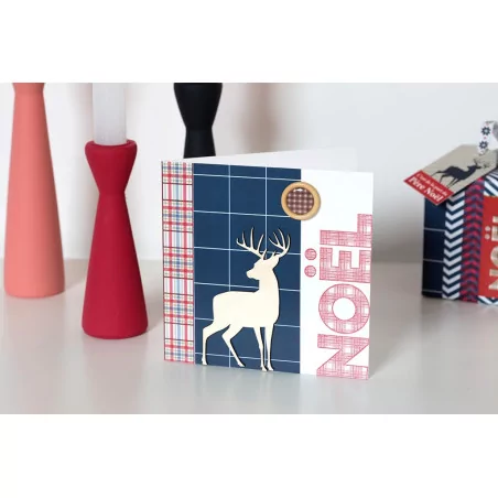 IDEES CREATIVES : Idée créative - Noël Ecossais - La carte de voeux