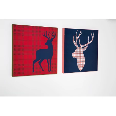 Idée créative - Noël Ecossais - Les châssis décoratifs