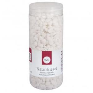 ART FLORAL : Cailloux naturels ' Rayher 'blanc 475 ml