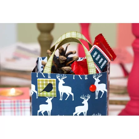 IDEES CREATIVES : Idée créative - Noël Ecossais - La décoration de la table - Les pochettes cadeaux