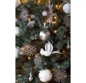 Le Noël Perle - La décoration du sapin - Les boules avec les coulées