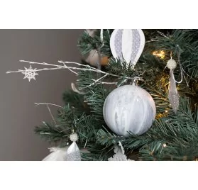 IDEES CREATIVES : Le Noël Perle - La décoration du sapin - Les boules avec les coulées