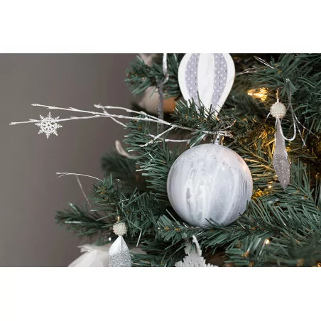 IDEES CREATIVES : Le Noël Perle - La décoration du sapin - Les boules avec les coulées