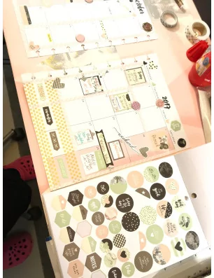 IDEES CREATIVES : Tuto vidéo : Customisation d'un Happy Planner, par Myriam