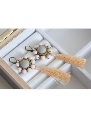 IDEES CREATIVES : Bijoux et boîtes à offrir - La collection Tendresse - Les boucles d'oreilles