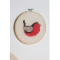 Idée créative - Noël Home Sweet Home - Broderies murales - Les 3 broderies 