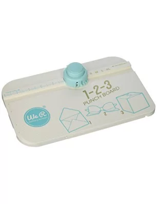TABLETTES DE RAINURAGE : 1 2 3 Punch Board 'We R Memory Keepers' Créer vos propres enveloppes, boîtes et noeuds