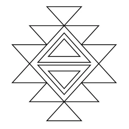 SCRAPBOOKING : Tampon bois 'Artemio' Inca 4x4.2 cm