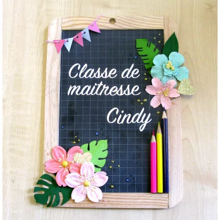 IDEES CREATIVES : Tuto : Confectionnez une ardoise altérée pour maitresse