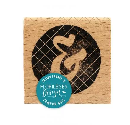 SCRAPBOOKING : Tampon bois 'Florilèges Design - Oh Cherry' Black Esperluette