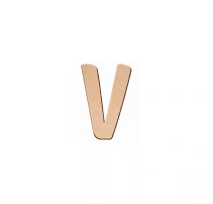 AFFAIRES : Mini Lettre V en MDF 'Aladine' 5 cm