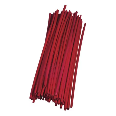 AFFAIRES : Lot de 50 pailles décoratives 'Rayher' Rouge 22 cm
