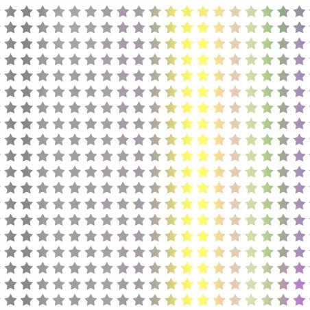 Lot de 6 feuilles de vinyle adhésif Premium 'Cricut' Mixed Mosaïc Basics Argent 30.5 cm x 30.5 cm