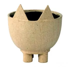 SUPPORTS A DECORER : Cache-pot Renard 'Decopatch' 10.5 cm x 9 cm